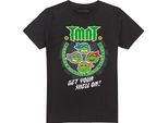 Teenage Mutant Ninja Turtles - Maglietta "Get Your Shell On"" Per Bambini/Donne Unisex TV29003 (M) (Schwarz)"