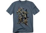 Teenage Mutant Ninja Turtles - Maglietta "Shinobi"" Per Uomo/Donna Unisex TV29007 (M) (Slate)"