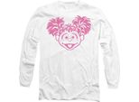 Sesame Street - T-Shirt Unisex Uomo/Donna, Manica Lunga TV29021 (Xxl) (Bianco)