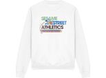 Sesame Street - Felpa "Street Athletics"" Per Bambini/Donne Unisex TV28841 (M) (Weiß)"