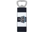Newcastle United Fc - Apribottiglie Magnetico Crest, Pvc TA14193 (10,5 Cm X 3 Cm) (Nero/Bianco)