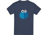 Sesame Street - Maglietta "Grill"" Per Uomo/Donna Unisex, Screziata TV28753 (S) (Navy)"