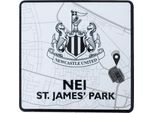 Newcastle United Fc - Magnete Da Frigo "Route To St James' Park"" TA14168 (Taglia Unica) (Bianco/Nero)"