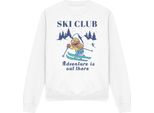 Sesame Street - Felpa "Sci Club Adventure"" Per Uomo/Donna Unisex TV28821 (L) (Bianco)"