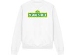 Sesame Street - Felpa Per Uomo/Donna Unisex TV28843 (L) (Bianco)