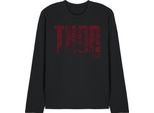 Marvel - Maglietta Da Uomo/Donna Unisex, Manica Lunga TV29132 (M) (Nero)