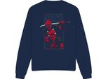 Deadpool - Felpa Per Bambini/Ragazzi Unisex TV29223 (M) (Marine)