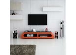 Rtv Tv Sideboard Leder Glass Table Television Table Designer Lowboard Mo.B !