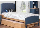 Camera Dei Bambini Blu Letto Imbottito Di Design Telaio Del Letto In Legno Mobili