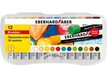 Eberhard Faber 522013 - 12X Pastelli A Olio In Scatola Di Plastica