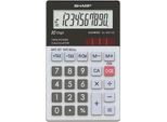 Sharp EL-W211G Calcolatrice Tasca Calcolatrice Finanziaria Grigio