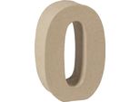 Knorr Prandell 2119293130 Numero 3D "0"" 17,5 X 10,5 X 5,5 Cm Naturale"