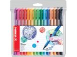 Penne A Punta Di Feltro - Stabilo Pointmax - Confezione Da 15 - Con 15 Colori Diversi