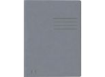 Oxford 400116204 Top File+ Raccoglitore A Fogli Mobili - A4, Cartone 390G/Mq, Pinzatura Commerciale E Ufficiale, Grigio