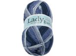 Filato Lady De Luxe Batik - 100G / 238 M - Bianco,Blu