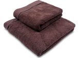 Asciugamano Star 50X100 Cm Marrone Scuro