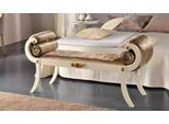Panca Imbottita Classica Beige Panca Di Design Mobili In Legno