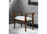 Lusso Sgabello Panca Imbottitura Sedile Design Tessuto Nuove Sedute Mobili