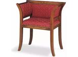 Poltrona Braccioli Design Imbottitura Lusso Tessile Imbottito Mobili Soggiorno Poltrona