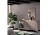 Credenza Grigia Cassettiera Credenza Moderna Anta In Vetro Mobili In Legno Nuovi