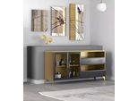 Credenza A Dondolo Moderna Cassettiera Da Salotto Cassettiera In Legno