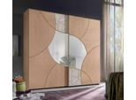 Armadio Con Ante Scorrevoli Camera Da Letto Armadio In Legno Marrone Specchio