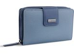 Bugatti Portafoglio Ladies Zip Wallet Denim Celeste