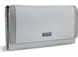 Bugatti Portafoglio Ladies Long Wallet With Flap Light Grey Grigio Chiaro
