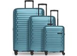 Pactastic Carrello Collection 04 Trolley-Set S+ / M+ / L+ Ice Blue - Metallic Grigio Cadetto