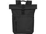 Travelite Zaino Per Il Tempo Libero Zaino Con Scomparto Per Laptop Basic Rollup Backpack 35L Black Nero