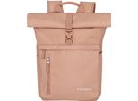 Travelite Zaino Per Il Tempo Libero Zaino Con Scomparto Per Laptop Basic Rollup Backpack 35L Powder Pink Rosa Salmone