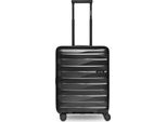 Bergpfeil Carrello Travel Cabin Trolley Black Night Metallic Nero