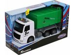 Speedzone D/C Camion Della Spazzatura 31 Cm Con Luci E Suoni, Attrito