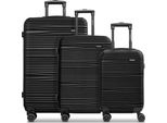 Redolz Carrello Essentials 16 Trolley-Set 3 -Pezzi Black Nero