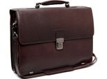 The Chesterfield Brand Borsa Da Ufficio Laptop Bag Con Scomparto Per Laptop Salvatore Laptopbag Brown Marrone Scuro