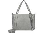 Fritzi Aus PreußEn Borsa Shopper Borsa A Tracolla Bitzi08 Jive Shopper Metallic Shell Grigio Talpa