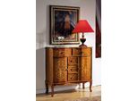 Lusso Cassettiera Marrone Classica Credenza Mobili Soggiorno Legno Nuovo