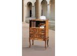 Cassettiera Classica Marrone 2 Cassetti Mobili In Legno Soggiorno Nuovo