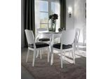 Sala Da Pranzo Tavolo Da Pranzo In Legno Bianco Tavolo Rotondo Classico Mobili Italiani Tavoli Nuovo