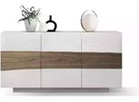 Cassettiera In Legno Credenza Mobile Soggiorno Grigio