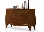 Credenza Soggiorno Cassettiera Cassettiera In Legno Mobile Marrone Nuovo