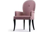 Sedia Con Braccioli Poltrona Poltrona Imbottita Legno Massiccio Tessuto Poltrona Legno Nuovo