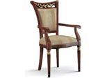 Sedia Poltrona Design Legno Imbottitura Art Deco Mobili Sala Da Pranzo Legno