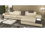 Divano In Pelle Design Divano Divano Imbottitura Zona Giorno Suite D'angolo Tessile Tachau Bb