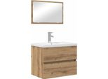 Syfax™ Set Di Mobili Per Il Bagno 3 Pcs Rovere Artigianale