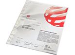 Leitz 4734-00-00 4734 Copertina Per Opuscoli Super Premium, A4, In Pvc, A Prova Di Documento, Cristallina