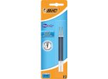 Bic® 862228 Gel-Mine - Dokumentenecht, Metallspitze 0,35 Mm, Schwarz, 2Er Pack