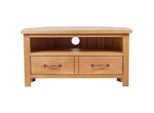 Vidaxl Mobile Tv Con Cassetto 88X42X46 Cm In Legno Massiccio Di Rovere