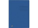 Oxford 400116201 Top File+ Raccoglitore A Fogli Mobili - A4, Cartone 390G/Mq, Pinzatura Commerciale E Ufficiale, Blu
