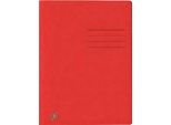 Oxford 400116211 Top File+ Raccoglitore A Fogli Mobili - A4, Cartone 390G/Mq, Pinzatura Commerciale E Ufficiale, Rosso